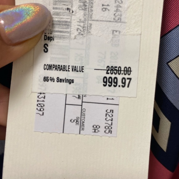 Gucci Royale Cobalt Blue Multi Cardigan - Picture 5 of 5